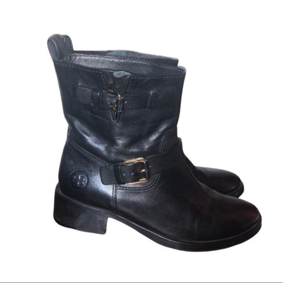 Tory Burch boots size 7.5 leather black women’s